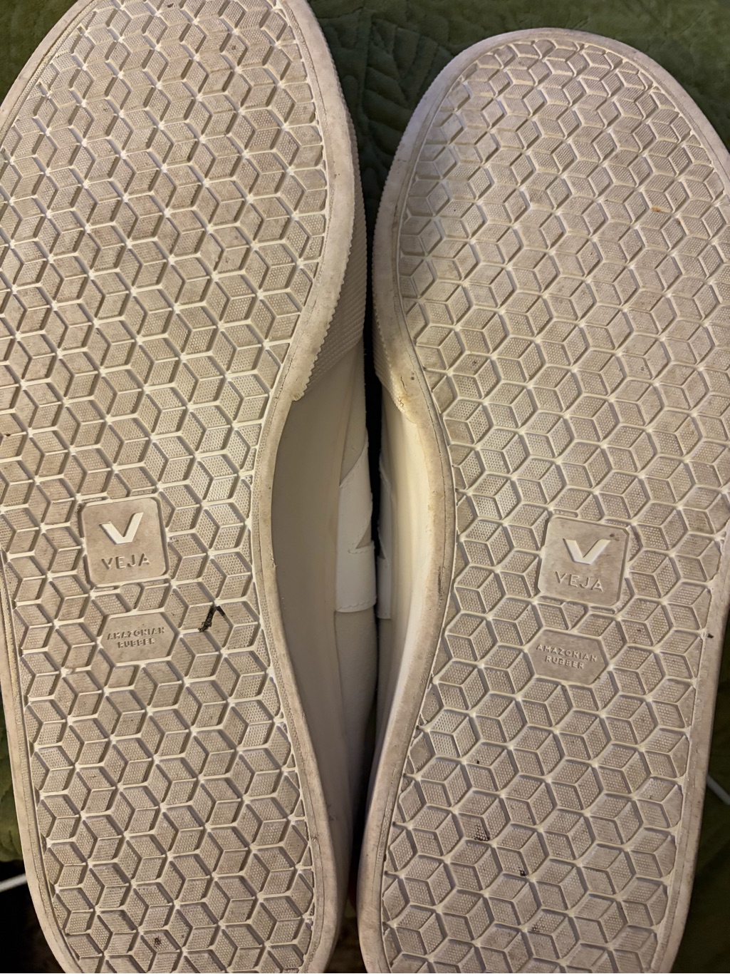 Veja Cream Suede Campo Sneaker With White V — image 5 of 5